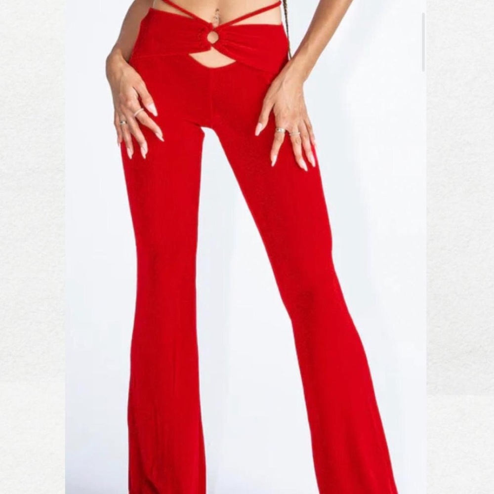 Princess Polly Red Pants